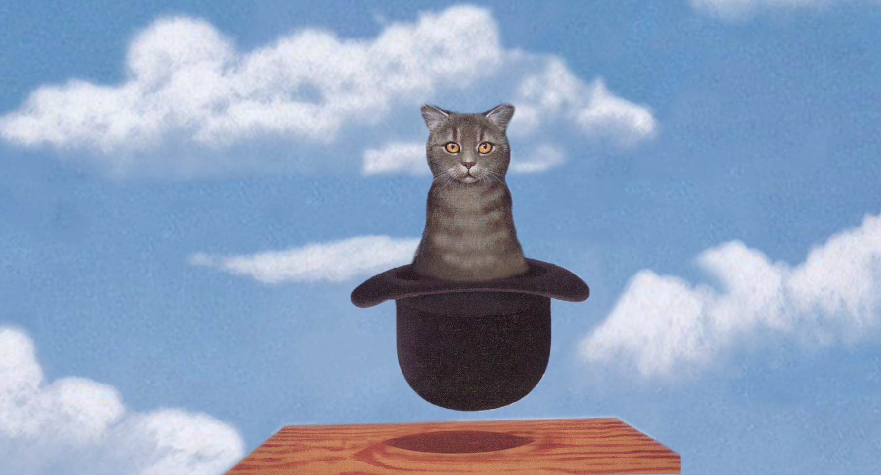 Peinture vivante le chat dans le chapeau